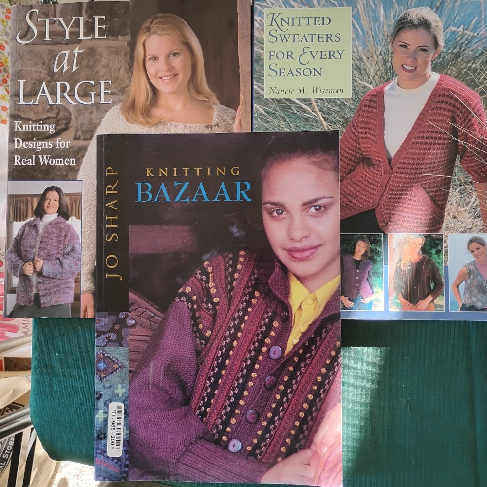 Trio of Knitting Project Books